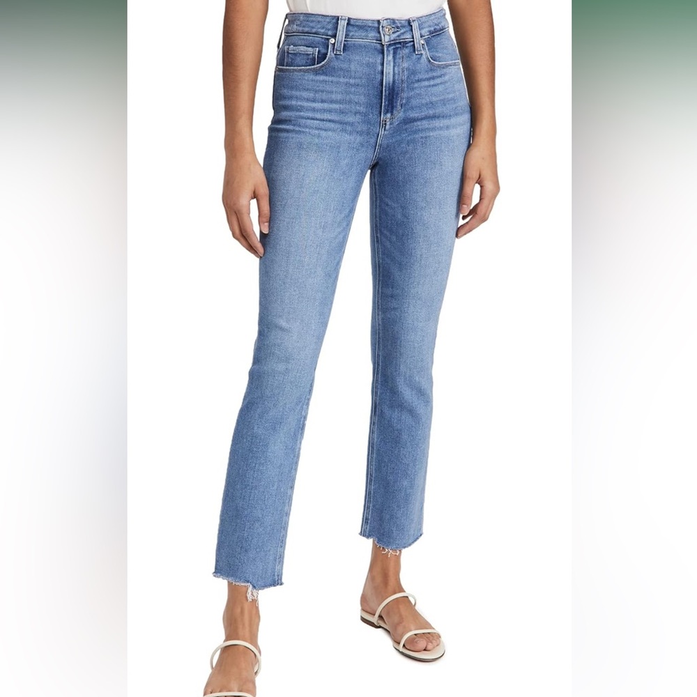 PAIGE Women's Cindy Jeans with Raw Hem - Size 30
